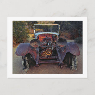 Carte Postale " Éteindre - Alimenté par un Flat Head V-8 "