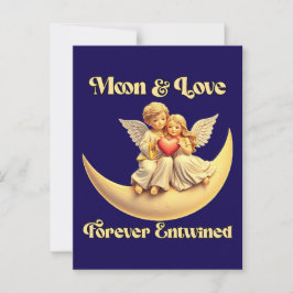 Carte Postale Eternal Love on a Crescent Moon