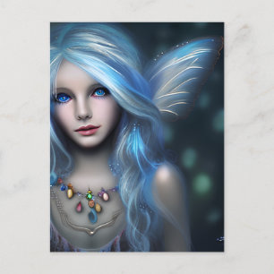 Carte Postale Ethereal Mystical Fairy Girl