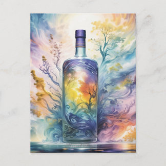 Carte Postale Ethereal Whispers - Magical Potion Bottle