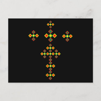 Carte Postale Ethiopian Cross Art Ethiopian