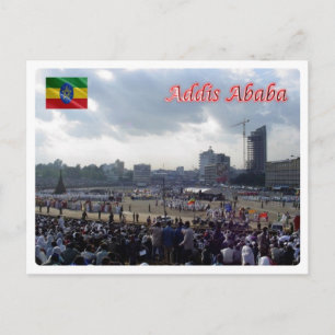 Carte Postale Éthiopie - Addis-Abeba - carré Meskal -