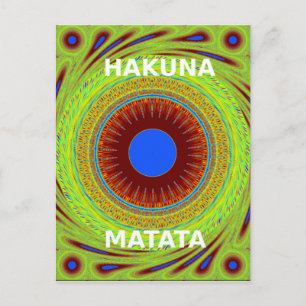 Carte Postale Ethnic Avoir une belle journée et une meilleure nu