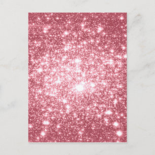 Carte Postale Étincelle rose