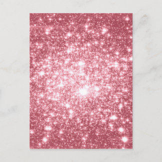 Carte Postale Étincelle rose