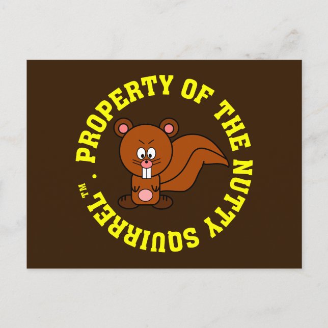 Carte Postale Étiquette d'identification des biens personnels de (Devant)