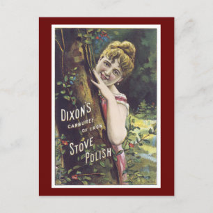 Carte postale Étiquette Stove Polonaise Victorienn