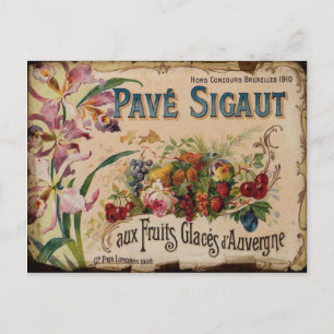 Carte postale Étiquette vintage
