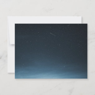 Carte Postale Étoile de tir dans le ciel nocturne sur le Groenla
