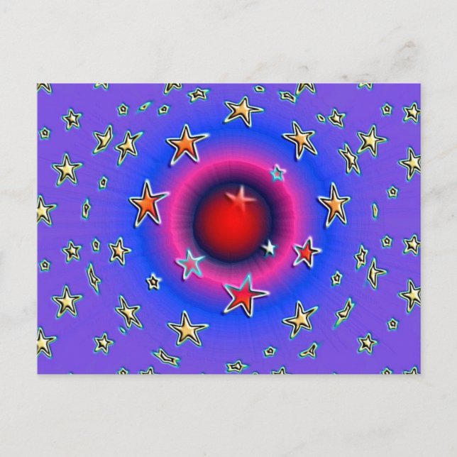 Carte Postale Étoiles (Devant)