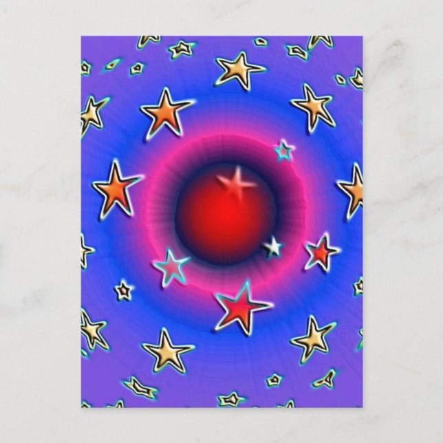 Carte Postale Étoiles (Devant)