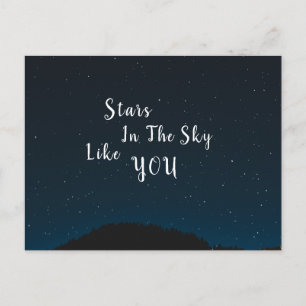 Carte Postale étoiles dans le ciel comme vous