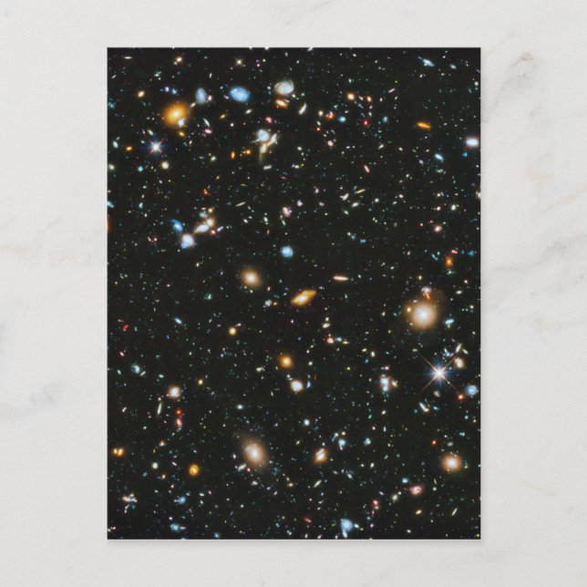 Carte Postale Etoiles dans l'espace - Hubble Ultra Deep Field (Devant)
