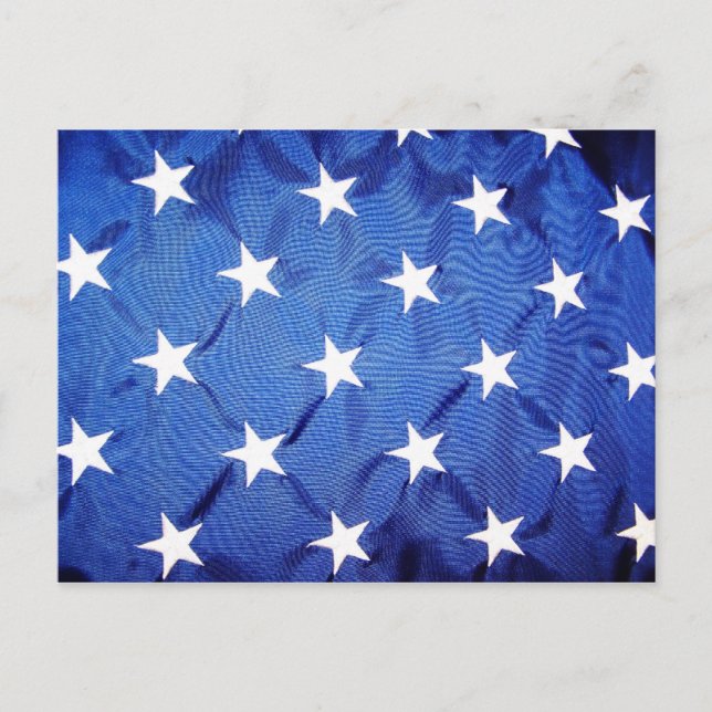 Carte Postale Étoiles en bleu (Devant)