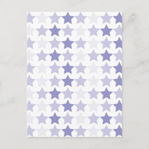Carte Postale Étoiles Patriotique Blue Ombre