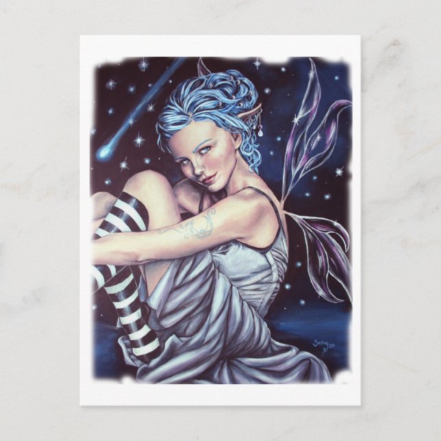 Carte Postale étoiles tombantes (Devant)