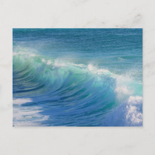 Carte Postale Etonnant Turquoise Blue Ocean Waves