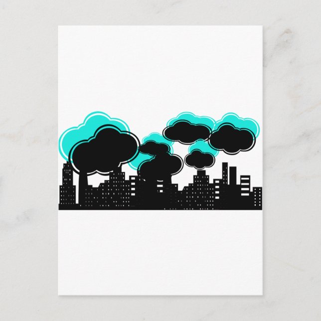 Carte Postale Étrange petite ville (Devant)