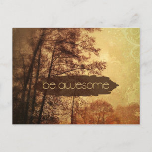 Carte Postale Être génial