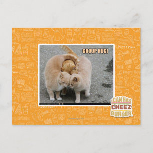 Carte Postale étreinte de groupe
