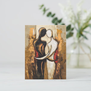 Carte Postale Étreinte Éternelle