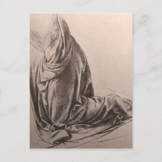 Carte Postale Etude des rideaux