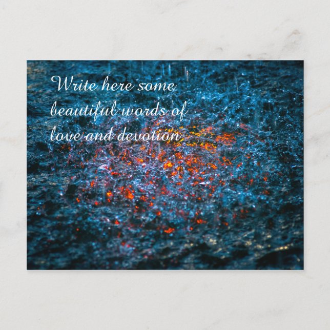 Carte Postale Étude En Aquarelle - Orange (Devant)