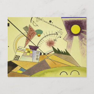 Carte Postale Étude pour Bewegte Ruhe, 1923 par Wassily Kandinsk