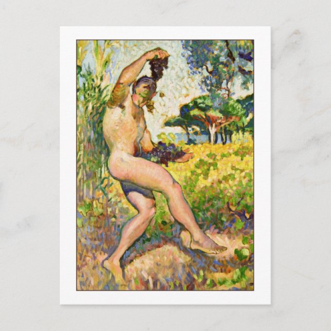 Carte Postale Etude pour Faune par Henri-Edmond Cross (Devant)