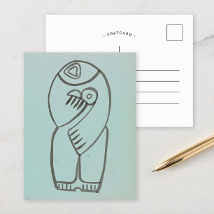 Carte Postale Étude pour la mère et l'enfant   Henri Gaudier-Brz