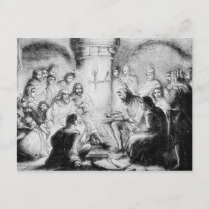 Carte Postale Étude secrète de la Bible de Wycliffe