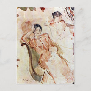 Carte Postale Études de portrait de Jeanne Pontillon par Morisot