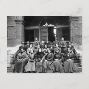 Carte Postale Étudiants de l'Université Fisk : 1899