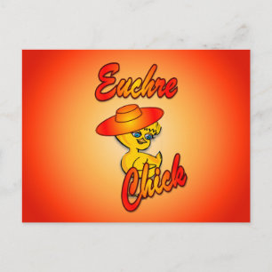 Carte Postale Euchre Chick #5