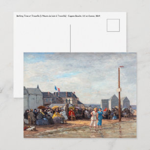 Carte Postale Eugene Boudin - Temps de baignade à Trouville