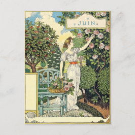 Carte Postale Eugène Grasset juin