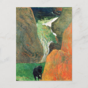 Carte Postale Eugène Henri Paul Gauguin - Hiver au-dessus de l'a