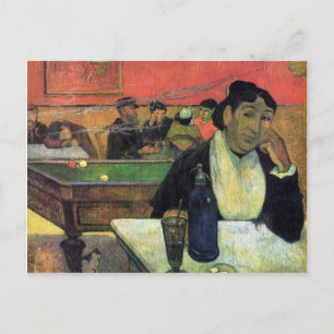 Carte Postale Eugène Henri Paul Gauguin - Madame Ginoux au Café