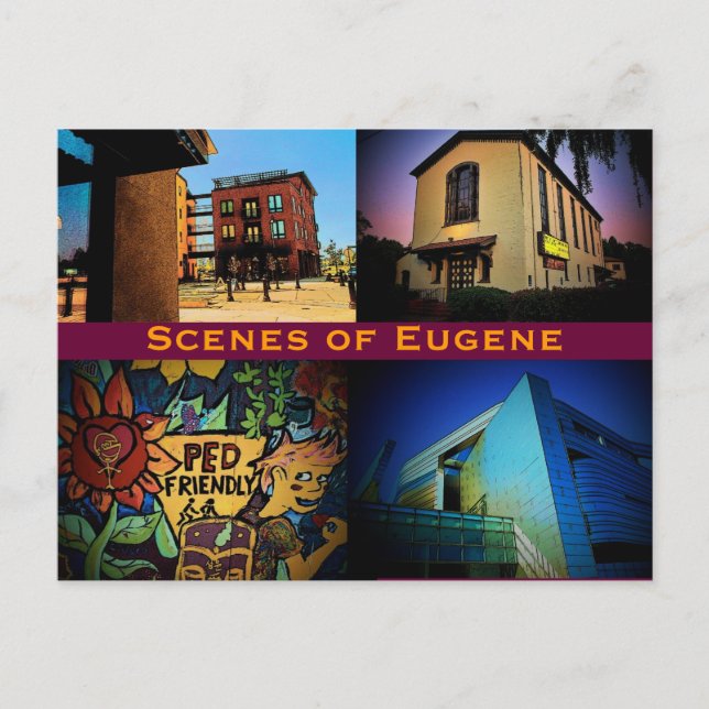 Carte postale Eugene Scènes (Devant)