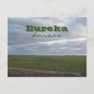Carte Postale Eureka, Kansas Travel Paysage des Prairies