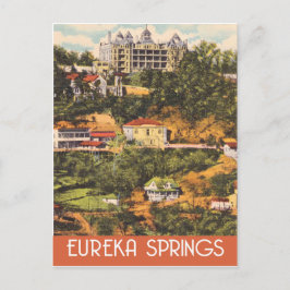 Carte Postale Eureka Springs, Arkansas, style voyage vintage