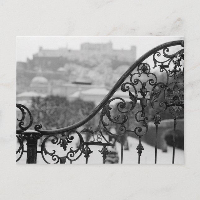 Carte Postale Europe, Autriche, Salzbourg. Vue sur la Vieille Vi (Devant)