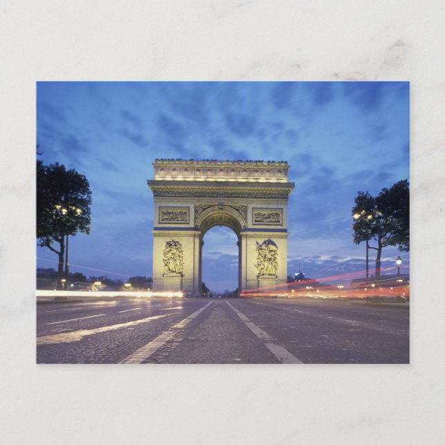 Carte Postale Europe, France, Paris. Arc de Triomphe (Devant)