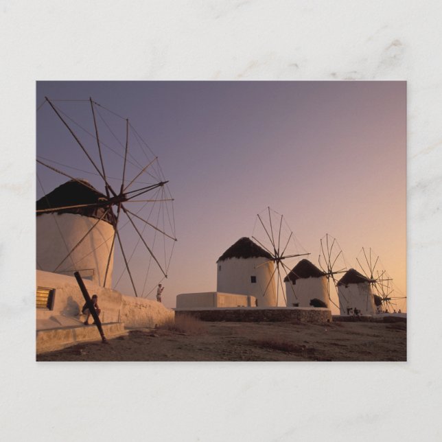 Carte Postale Europe, Grèce, îles Cyclades, Mykonos, (Devant)