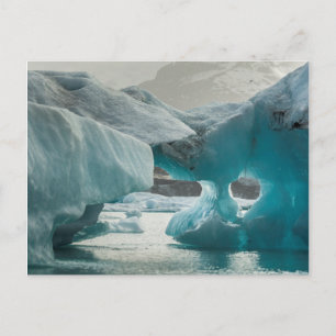 Carte Postale Europe, Islande, JokUSArlon. Formations d'Iceberg