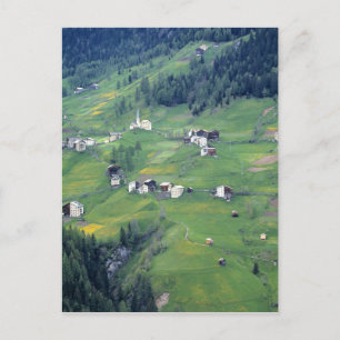 Carte Postale Europe, Italie, Alpes dolomitiques. Ce minuscule v