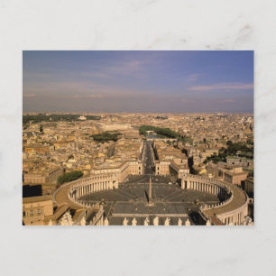 Carte Postale Europe, Italie, Rome, Le Vatican. Vue de St.
