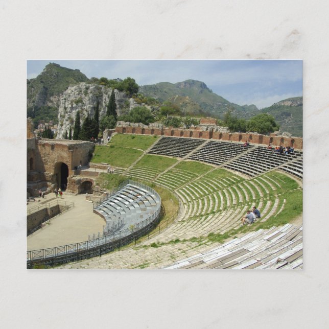 Carte Postale Europe, Italie, Sicile, Taormina. 3ème siècle (Devant)