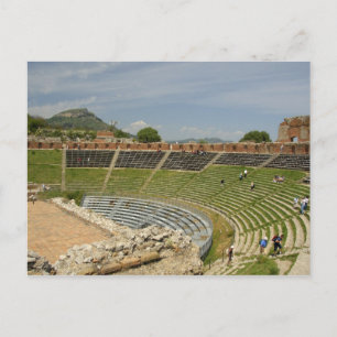 Carte Postale Europe, Italie, Sicile, Taormine. 3ème siècle 2