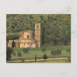 Carte Postale Europe, Italie, Toscane. Abbazia di Sant'Antimo,